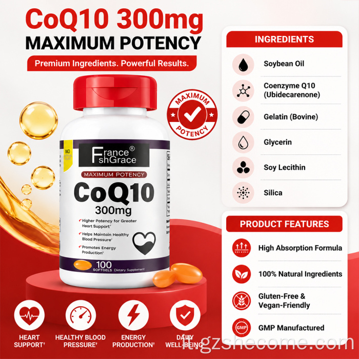 Il nuovo arrivo Shecome Coq10 supporta la salute del cuore